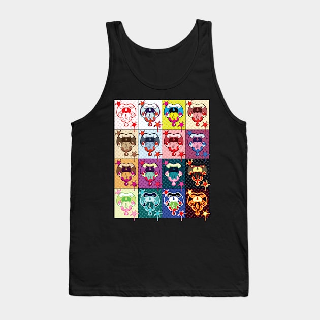 Pop Art Fangs Tank Top by JollyHedgehog